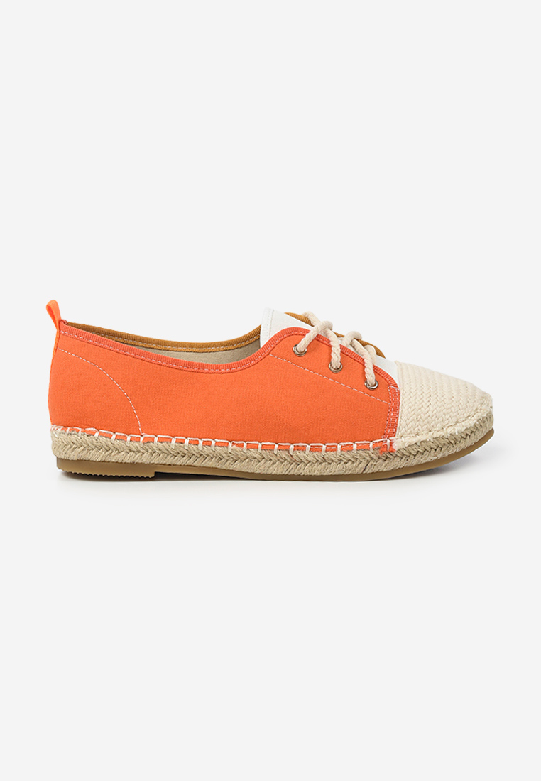 Oranžové dámske espadrilky Doria
