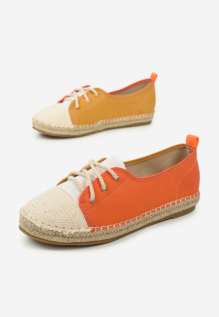 Oranžové dámske espadrilky Doria
