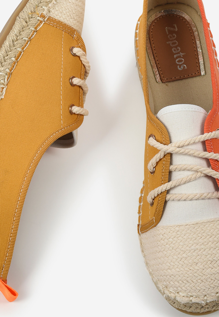 Oranžové dámske espadrilky Doria