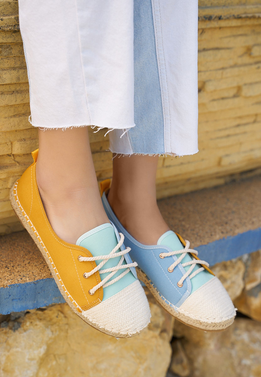 Žlté dámske espadrilky Doria