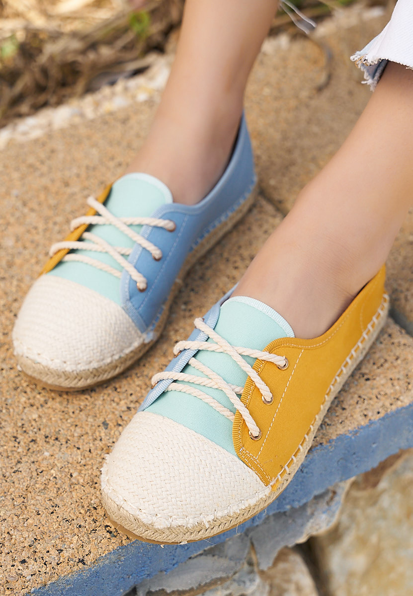 Žlté dámske espadrilky Doria