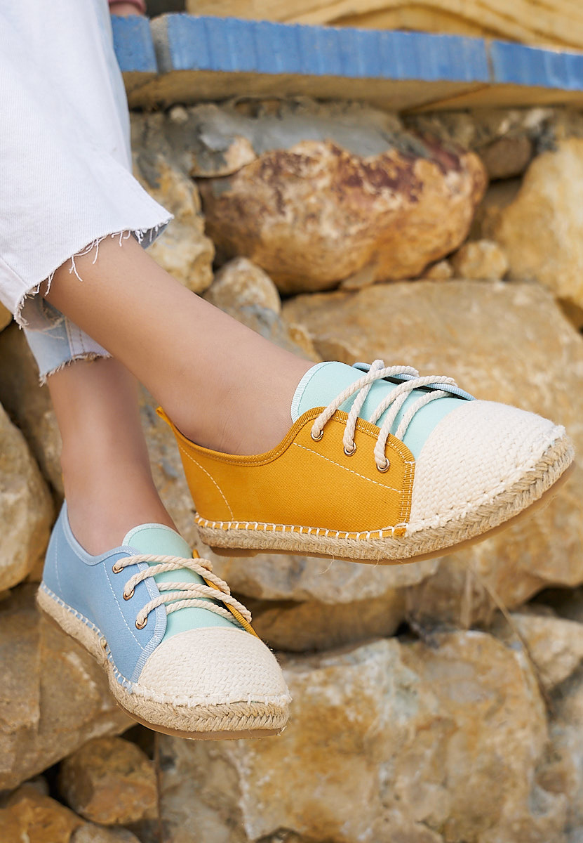 Žlté dámske espadrilky Doria