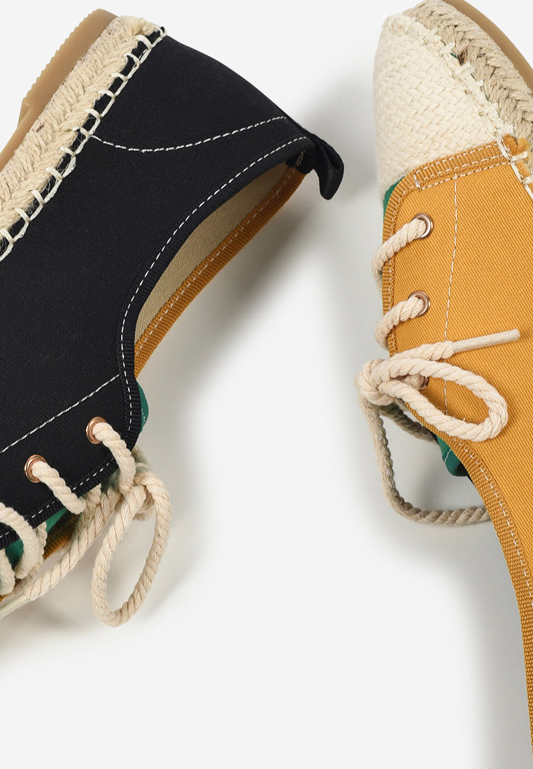 Čierne dámske espadrilky Doria