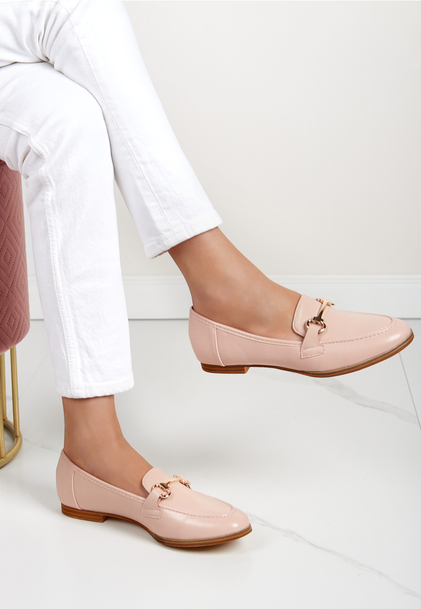 Ružové mokasíny dámske Casica