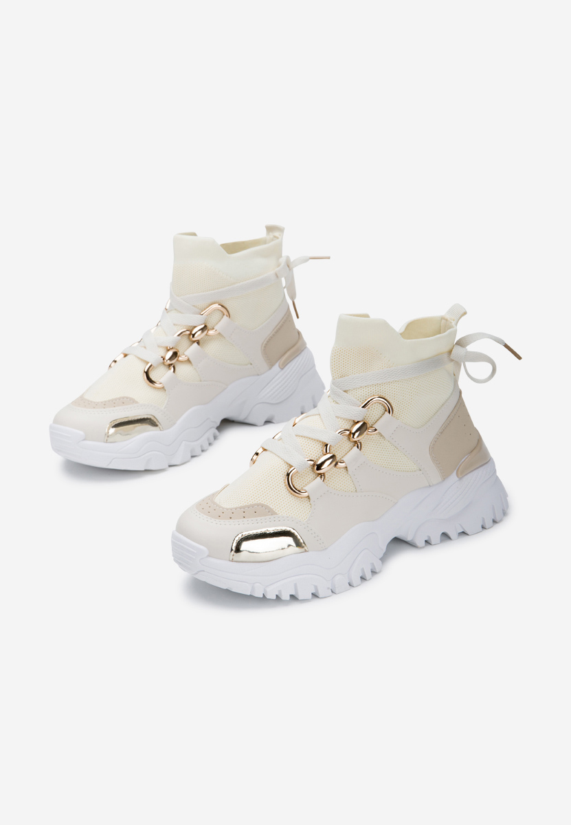 Béžové dámske sneakersy Sheridan
