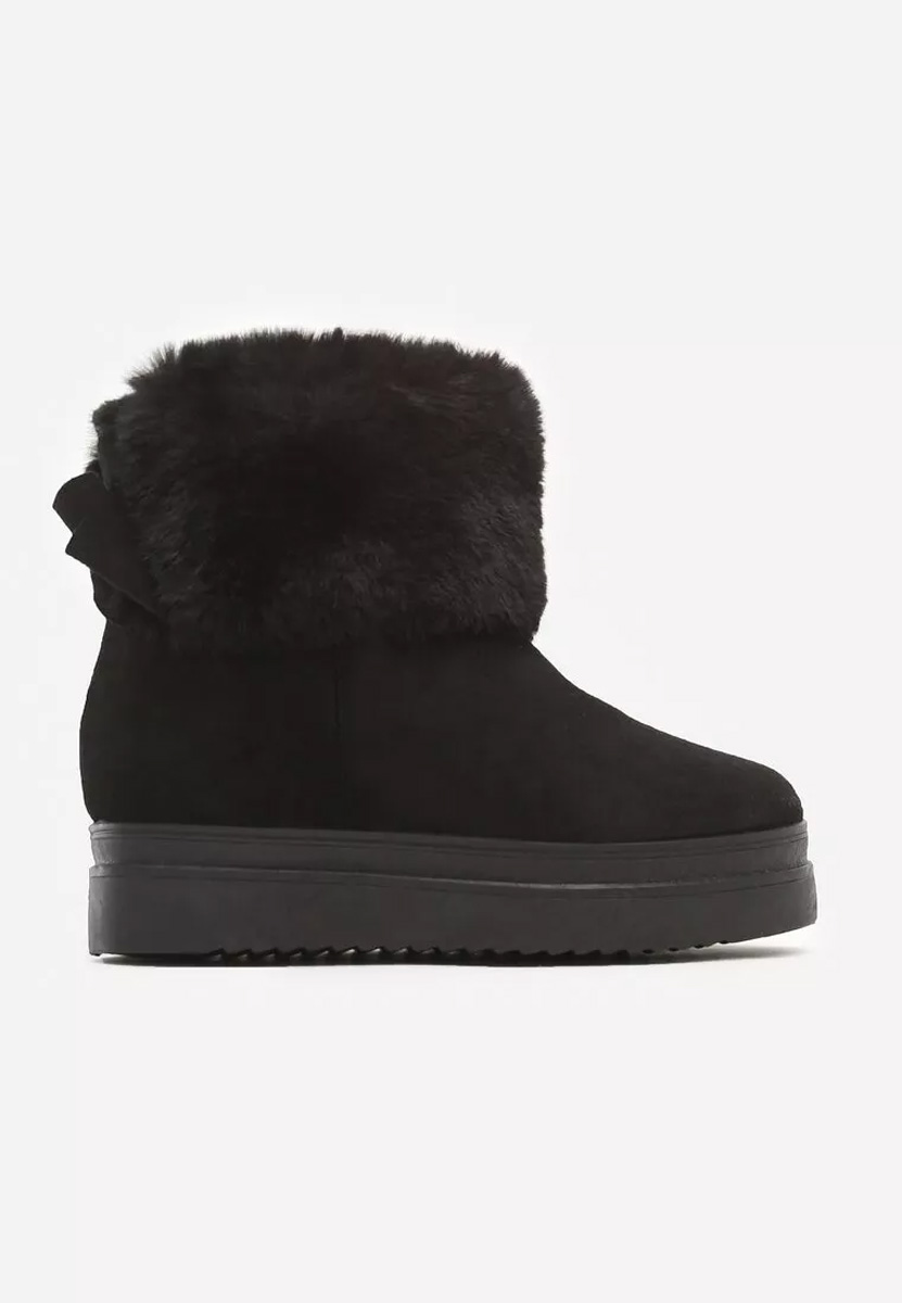 Čierne čižmy na platforme Michi