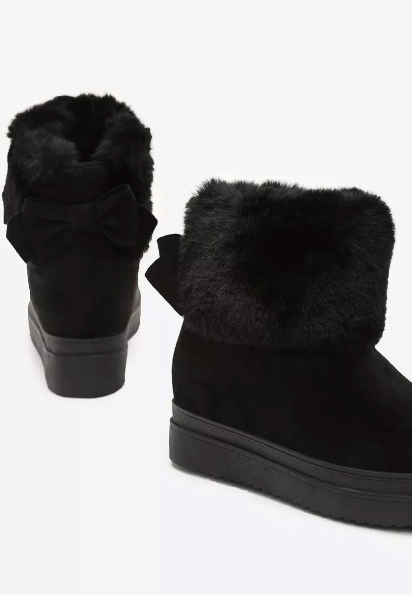 Čierne čižmy na platforme Michi