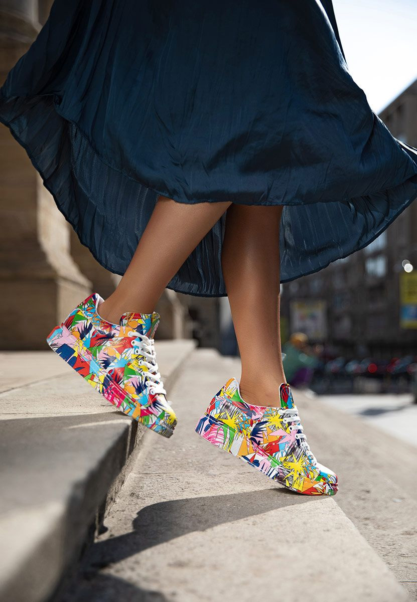 Farebné dámske tenisky Splash