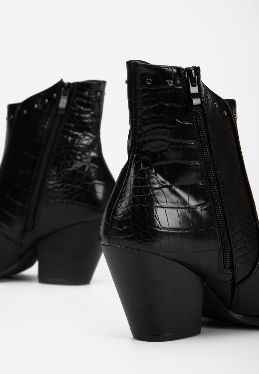 Čierne kovbojské čižmy Thera