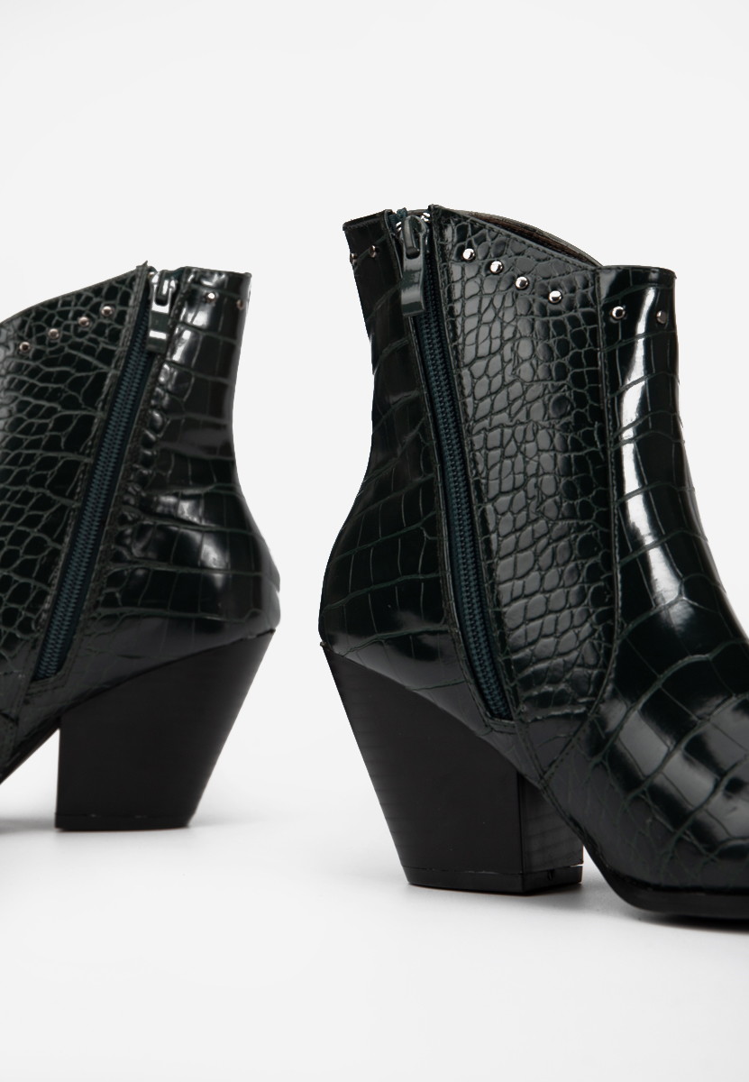 Zelené kovbojské čižmy Thera