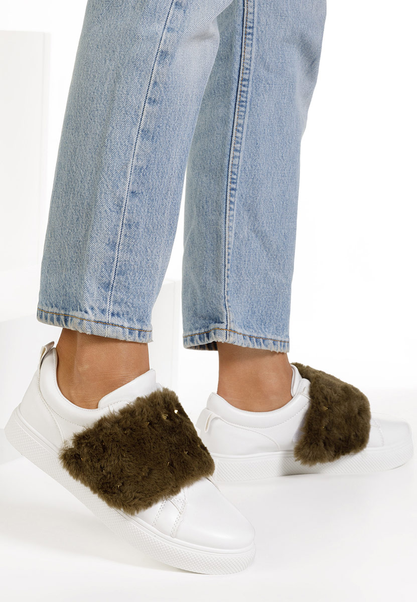 Biele dámske tenisky Nazira V4