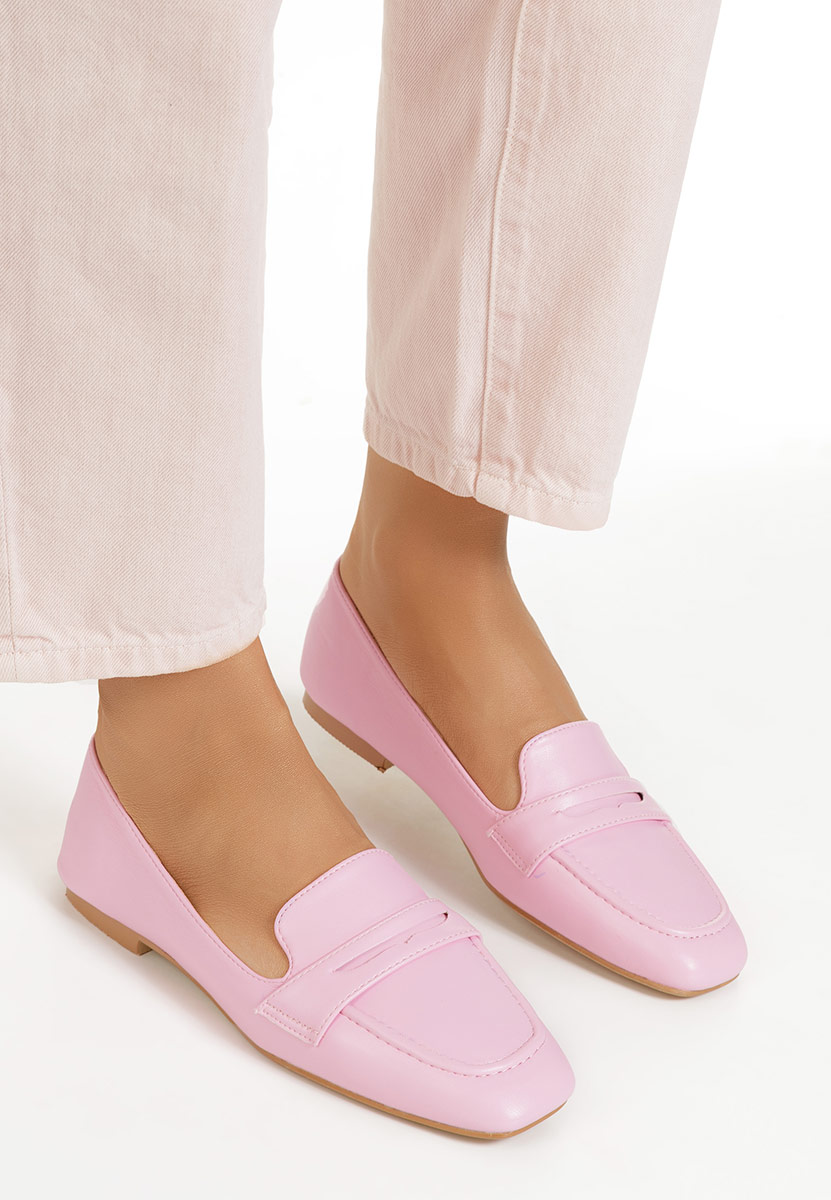 Ružové mokasíny dámske Nesiala