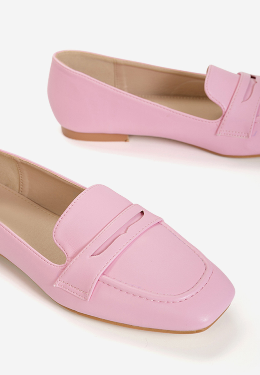 Ružové mokasíny dámske Nesiala