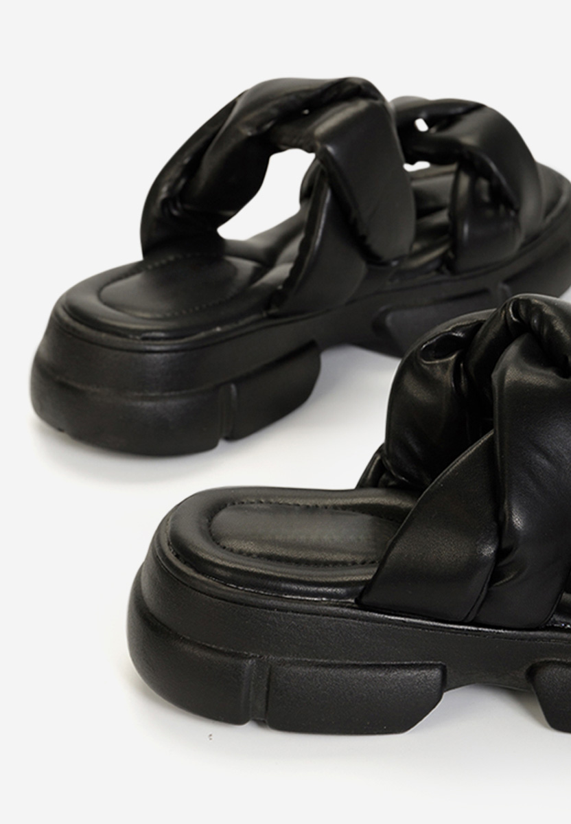 čierne ortopedicke slapky Elfleda