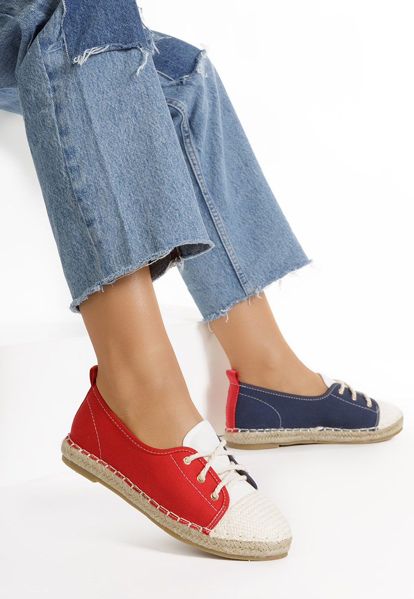 Červené dámske espadrilky Doria