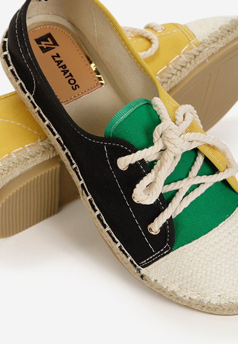 Čierne dámske espadrilky Doria