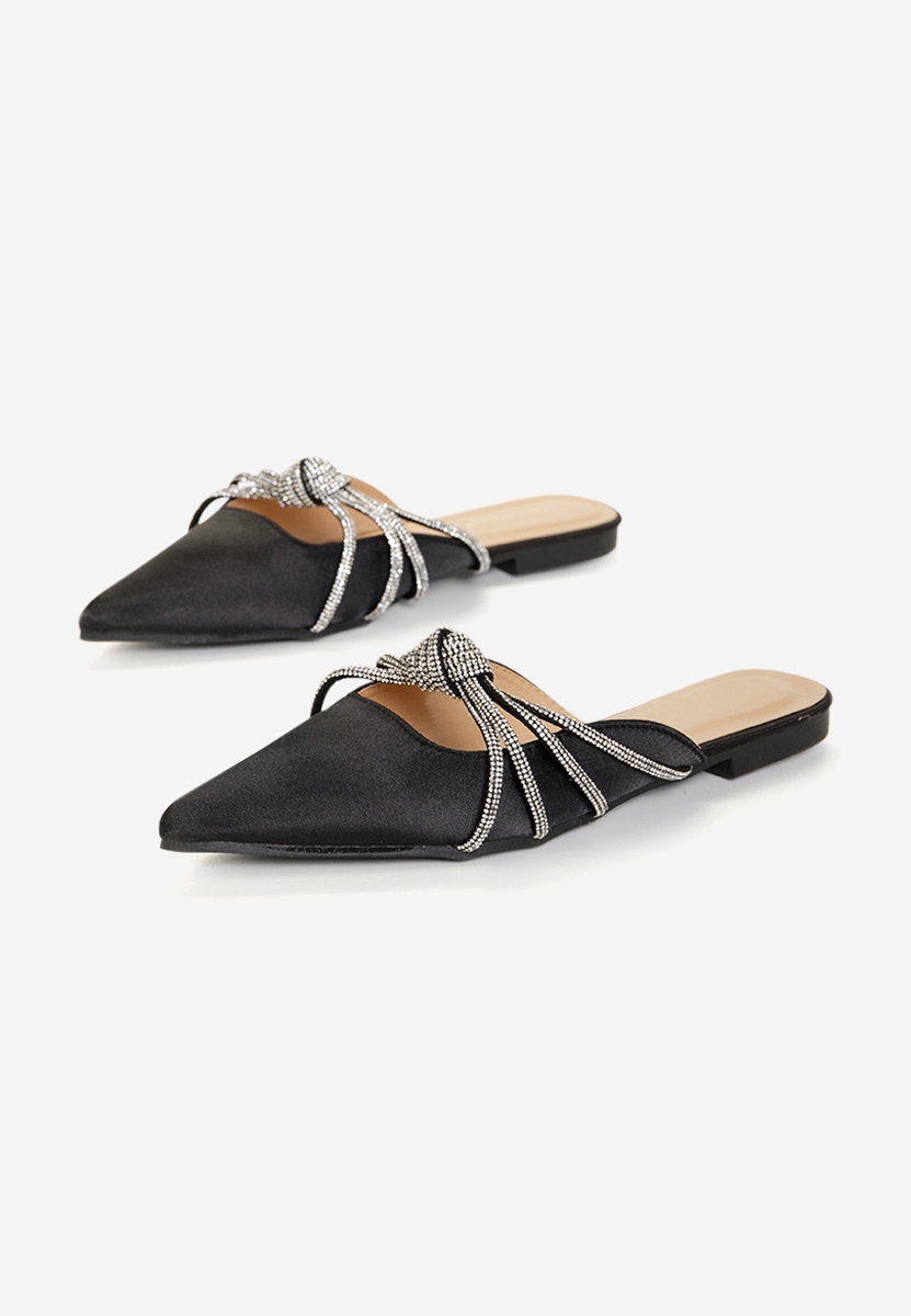 Čierne šľapky dámske Sidonia