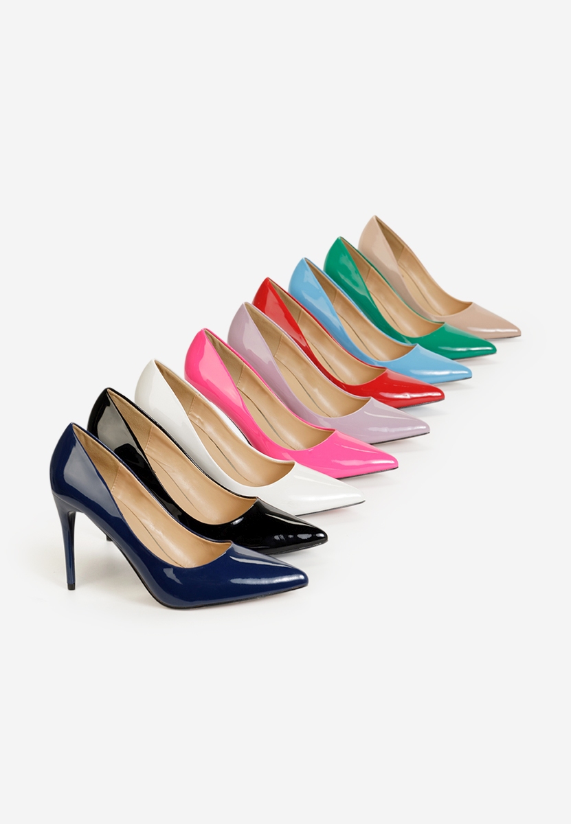 Tmavomdoré lakované lodičky Melany