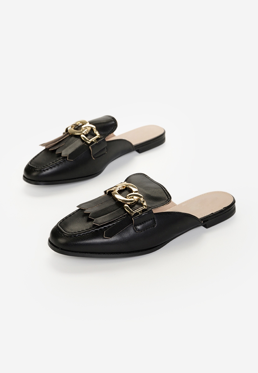 čierne šľapky dámske Arida