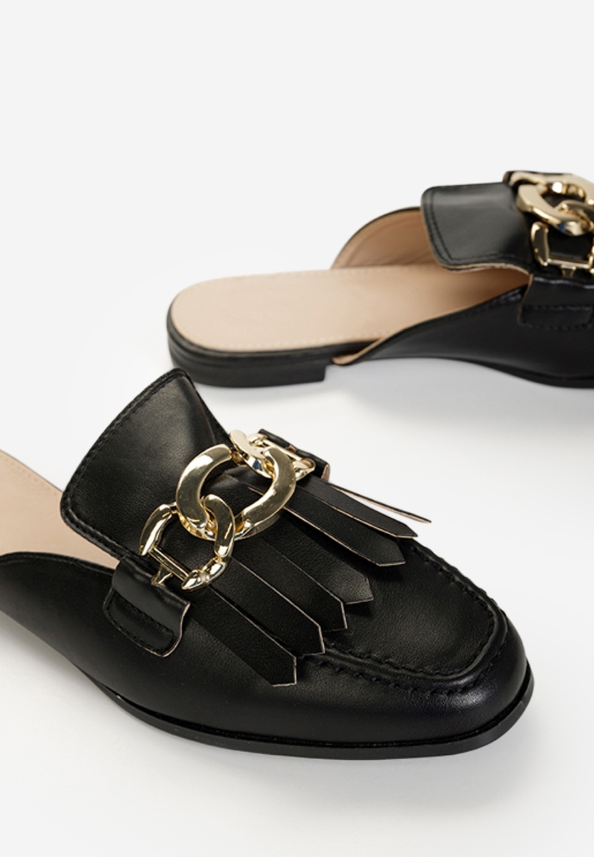 čierne šľapky dámske Arida