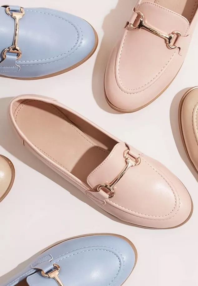 Ružové mokasíny dámske Casica