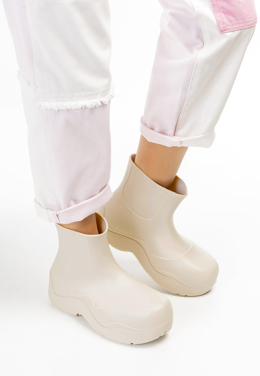 Béžové dámske gumáky Gretel