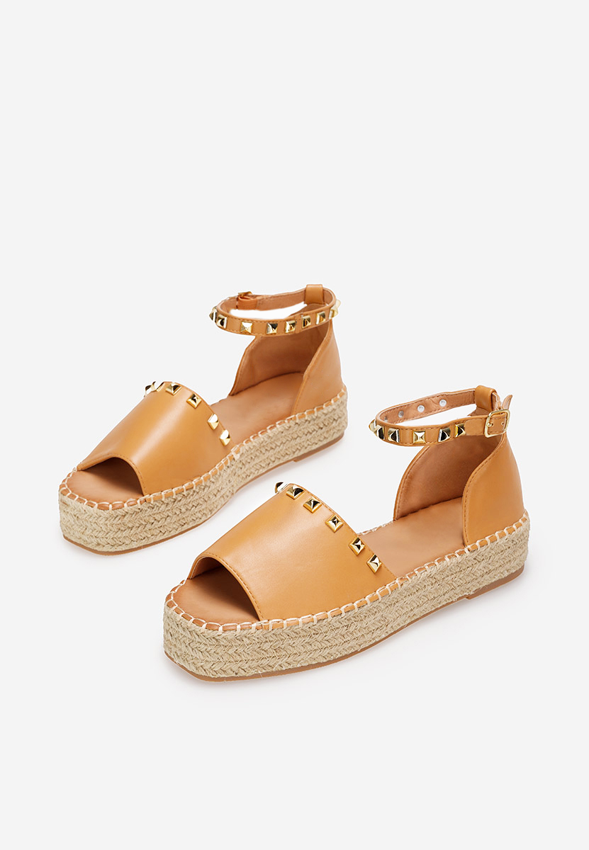 Hnedé dámske espadrilky Firmosa