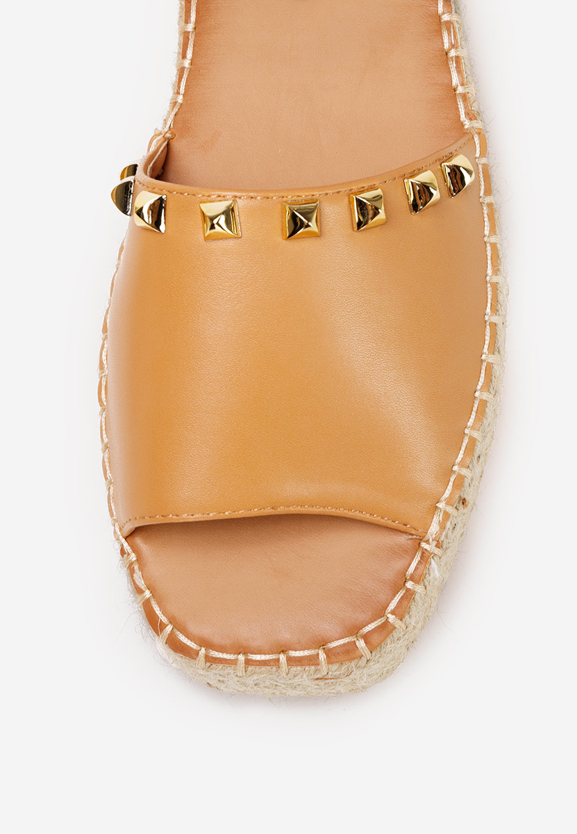 Hnedé dámske espadrilky Firmosa