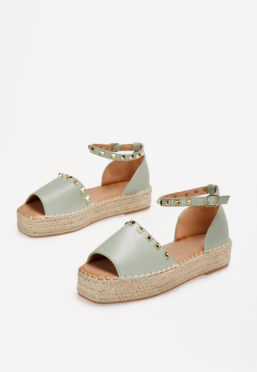 Zelené dámske espadrilky Firmosa