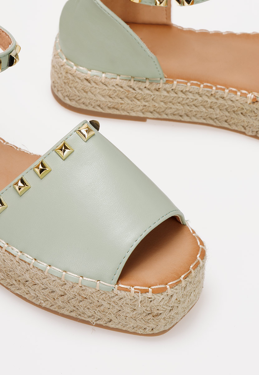 Zelené dámske espadrilky Firmosa