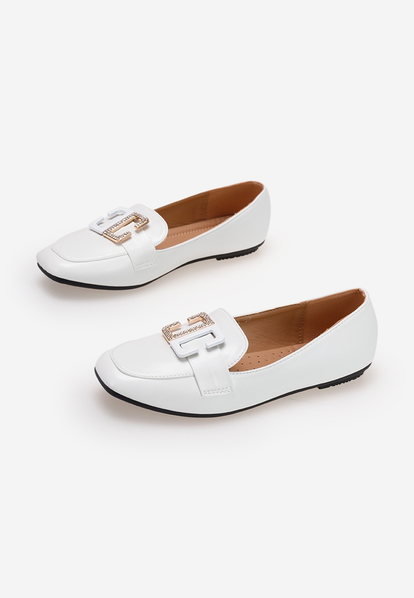 Biele mokasíny dámske Joyday