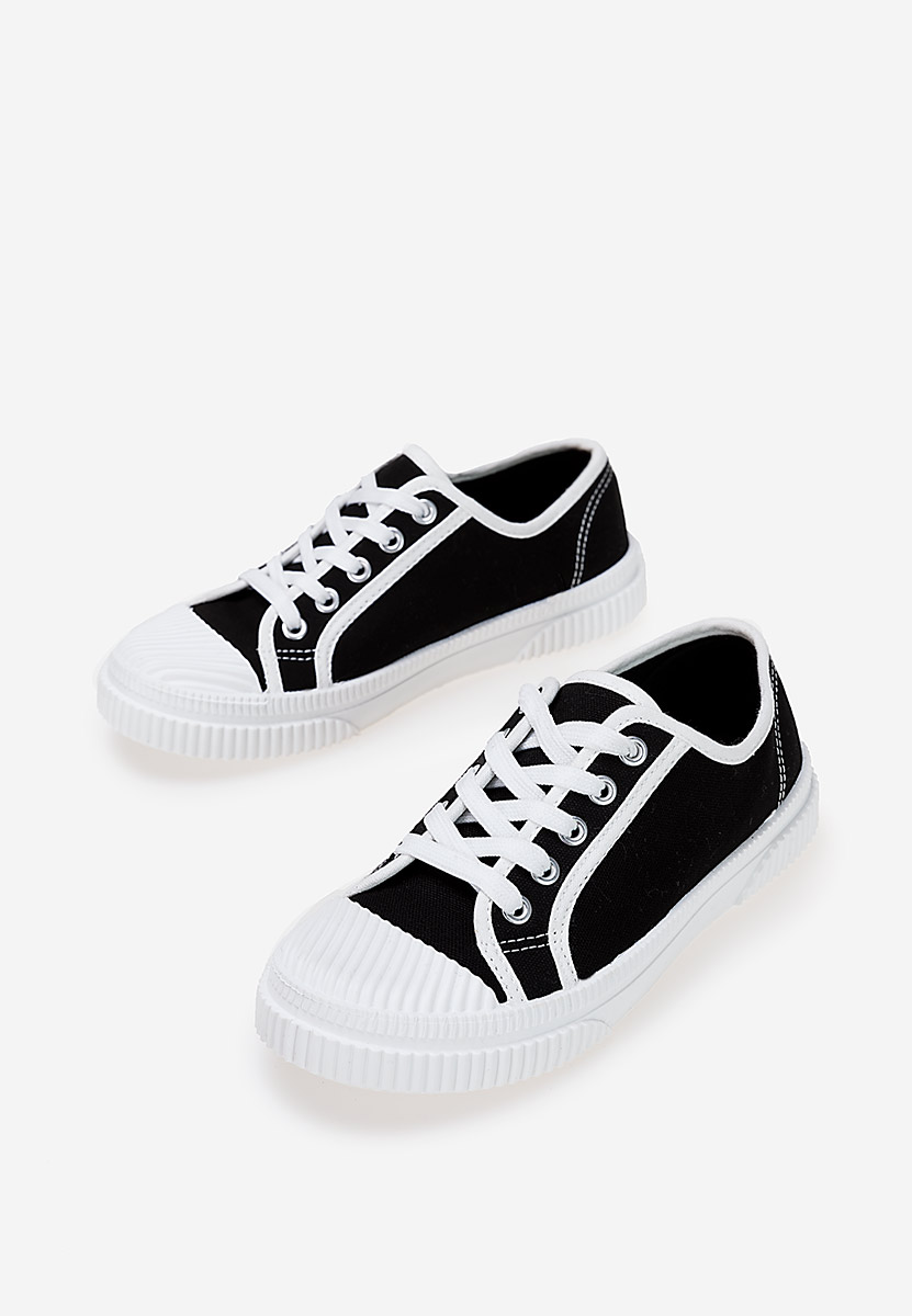 Čierne dámske nízké tenisky Tezina