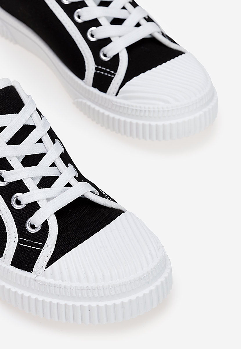 Čierne dámske nízké tenisky Tezina