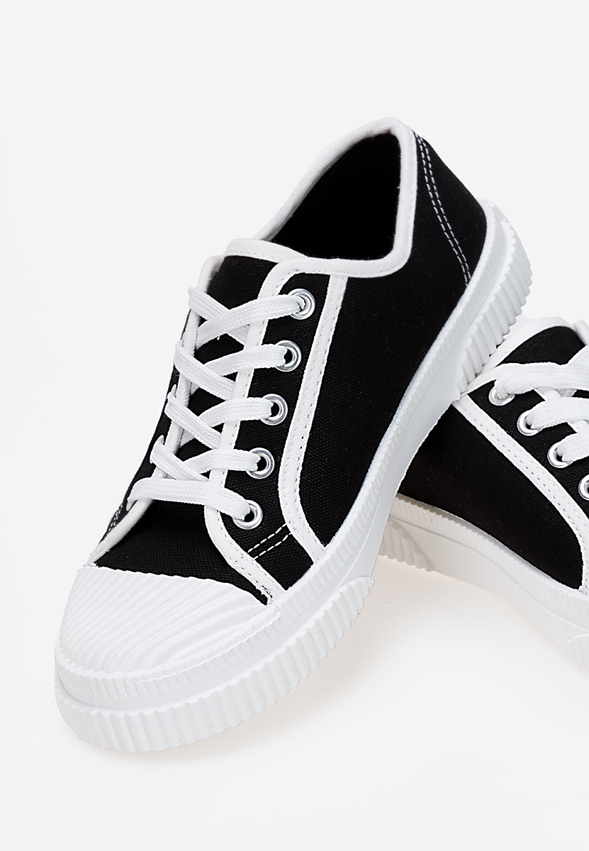 Čierne dámske nízké tenisky Tezina