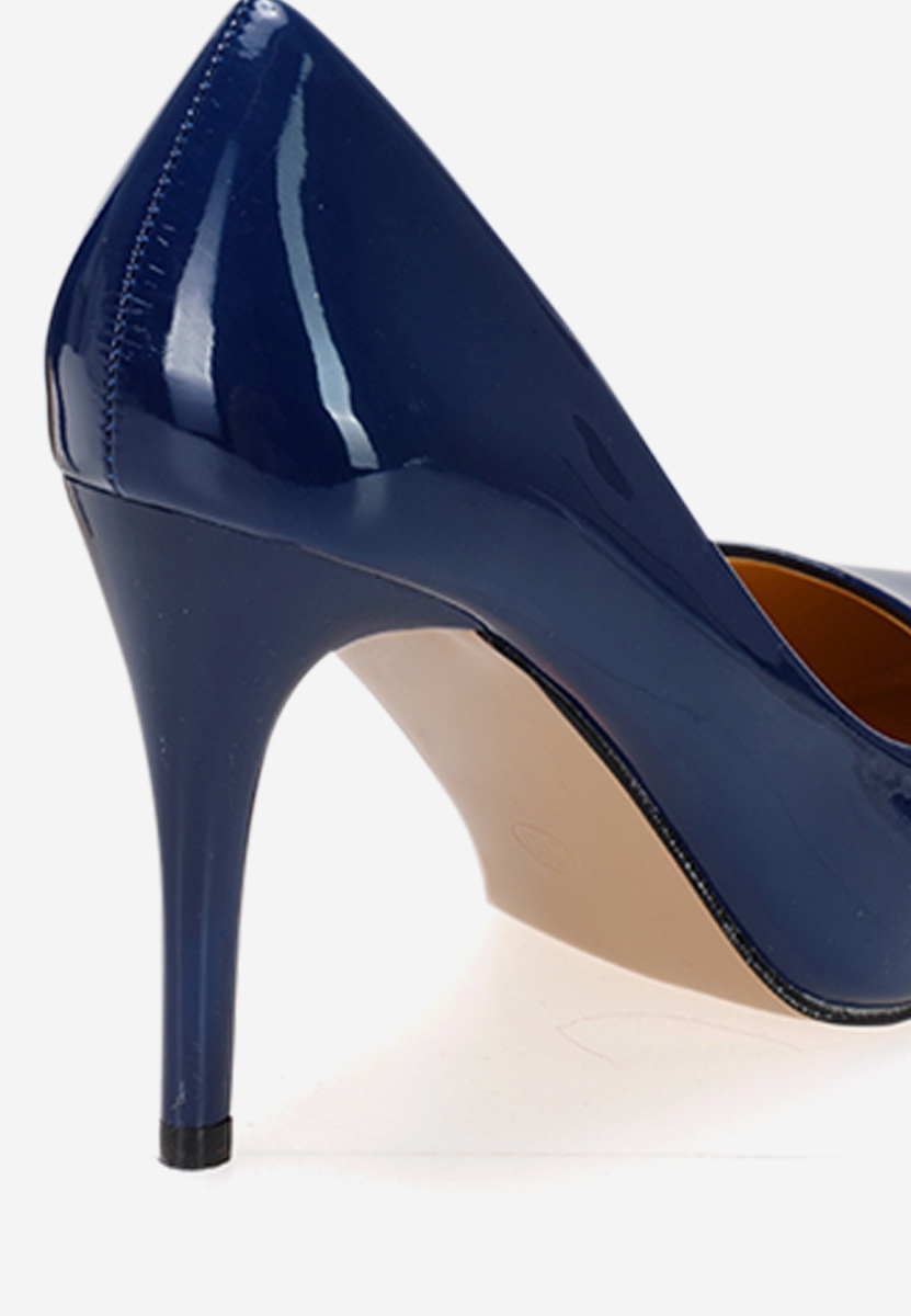 Modré lakované lodičky Paolla