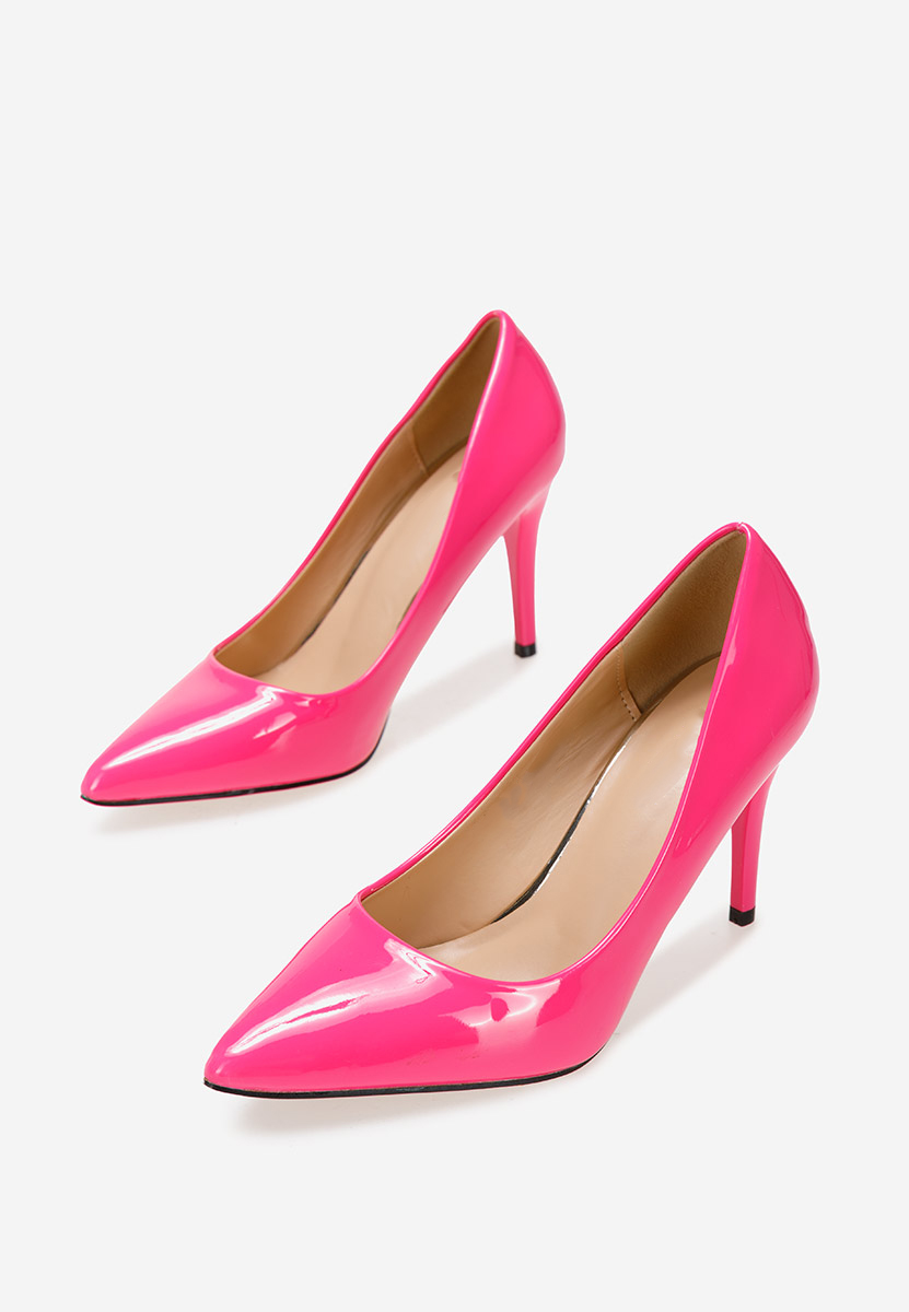 Fuchsiové lakované lodičky Paolla