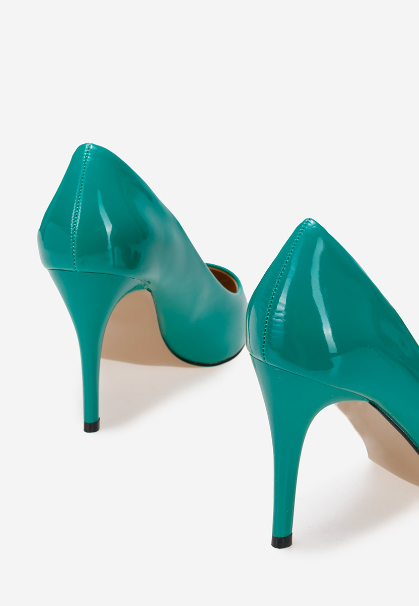 Zelené lakované lodičky Paolla