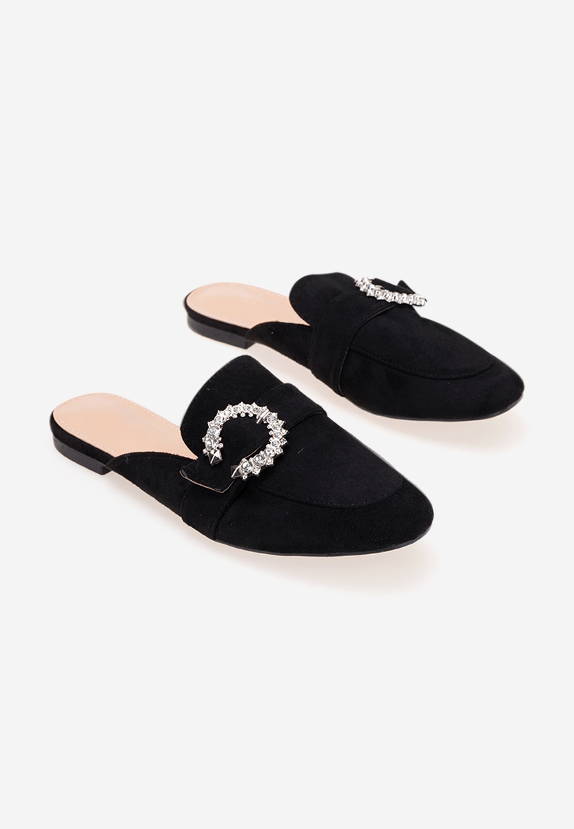 čierne šľapky dámske Eleina