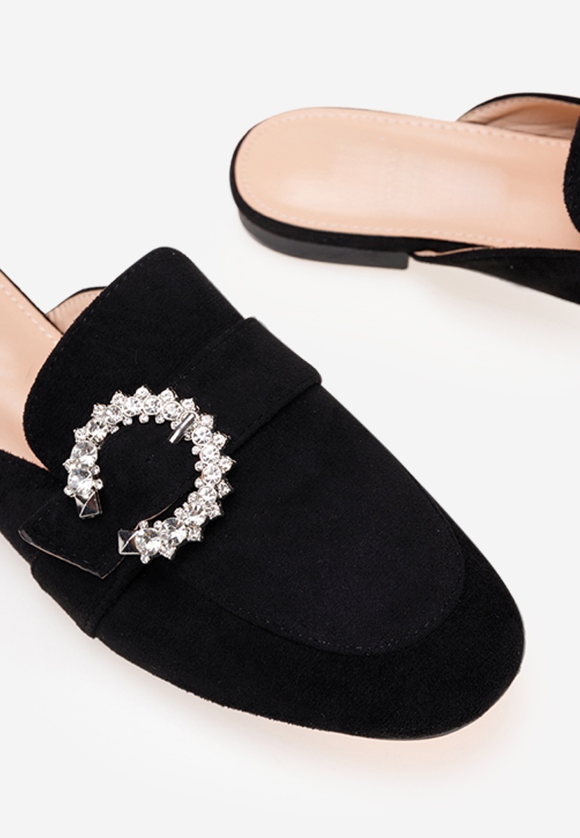 čierne šľapky dámske Eleina