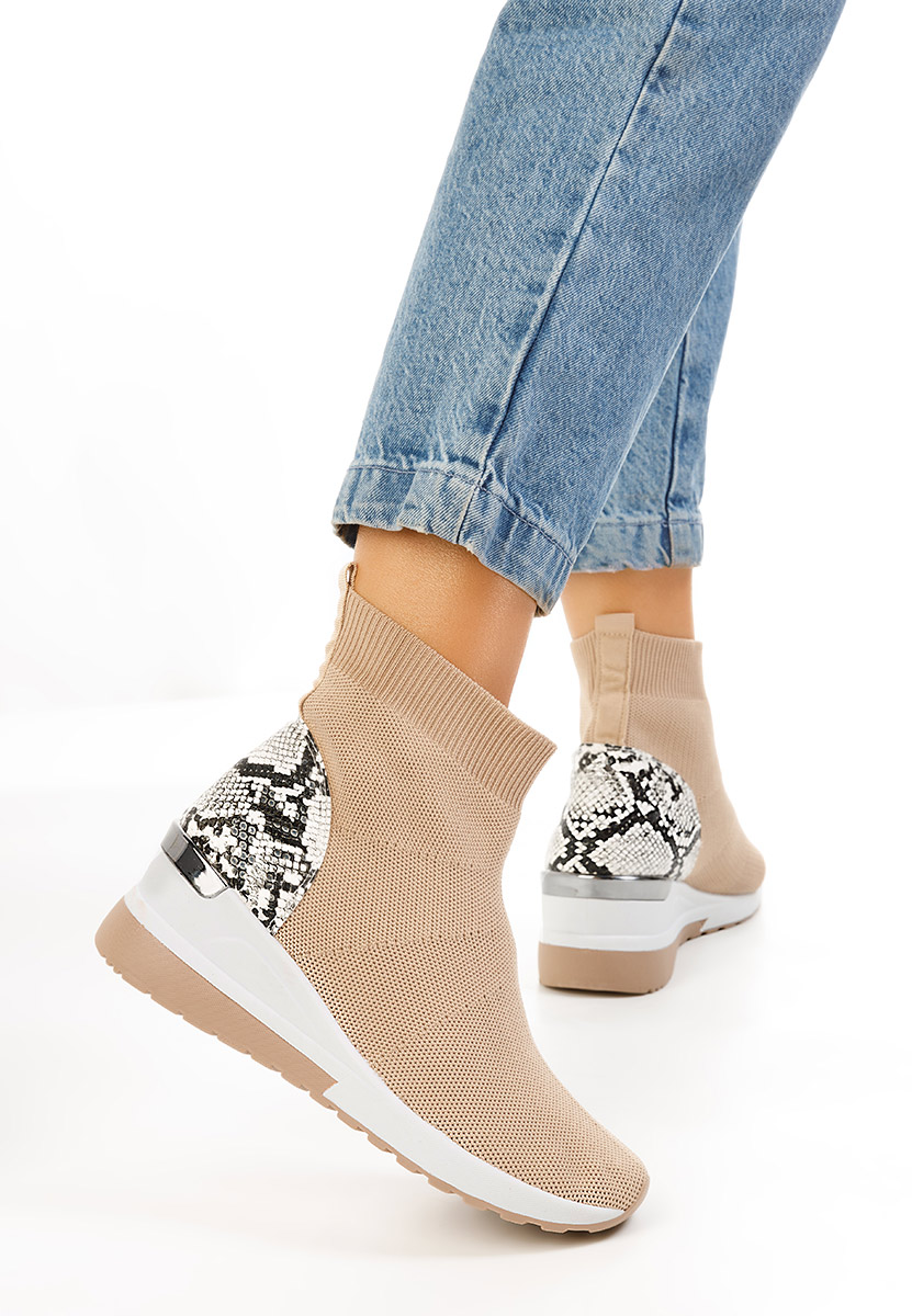 Hnedé dámske sneakersy Pieve