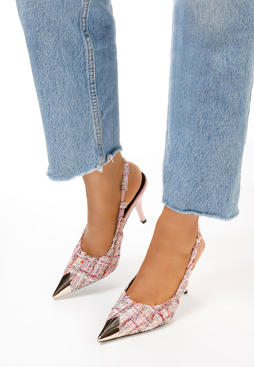 Ružové lodičky Sagria