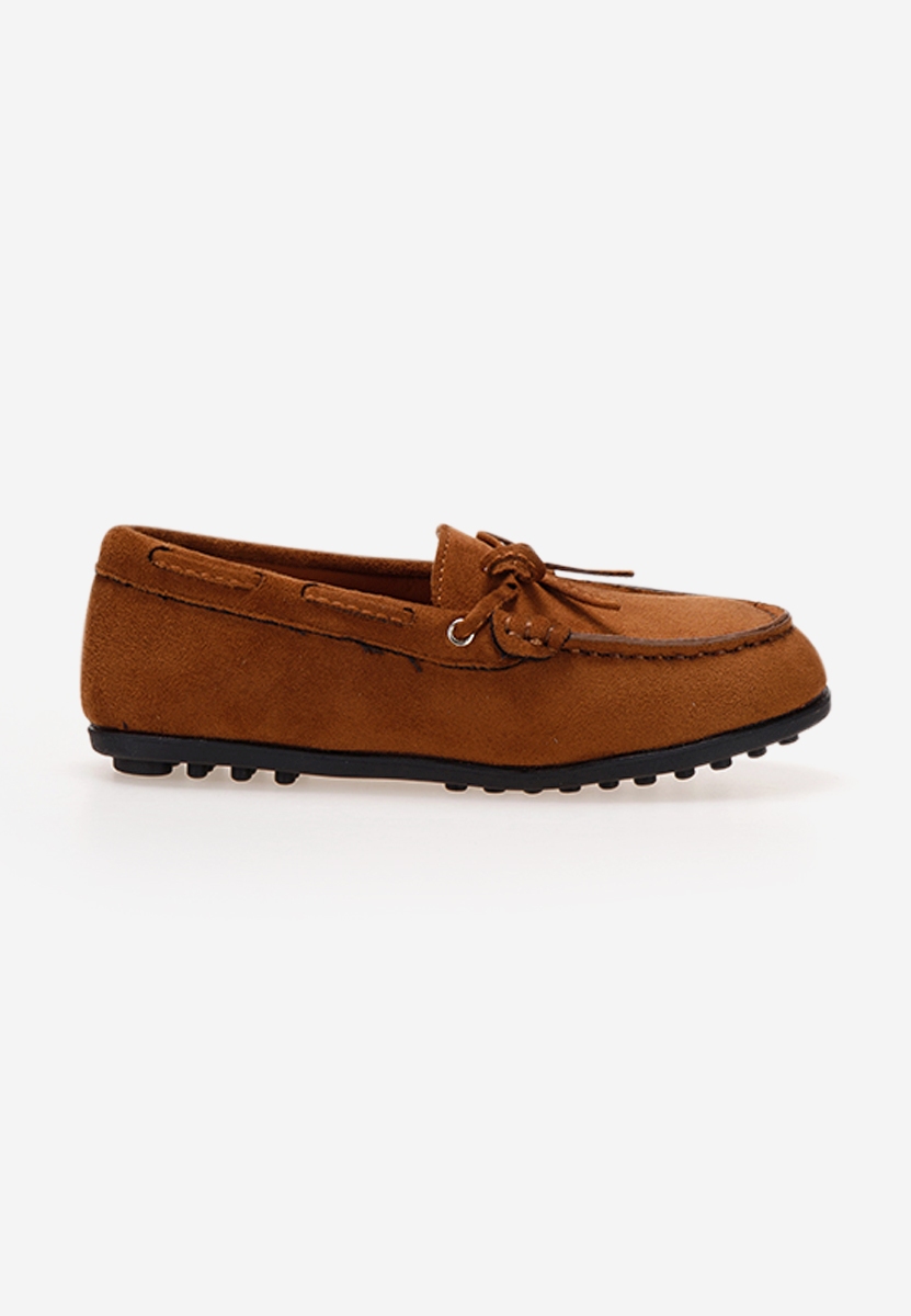 E-shop Camelové chlapčenské mokasíny Boat