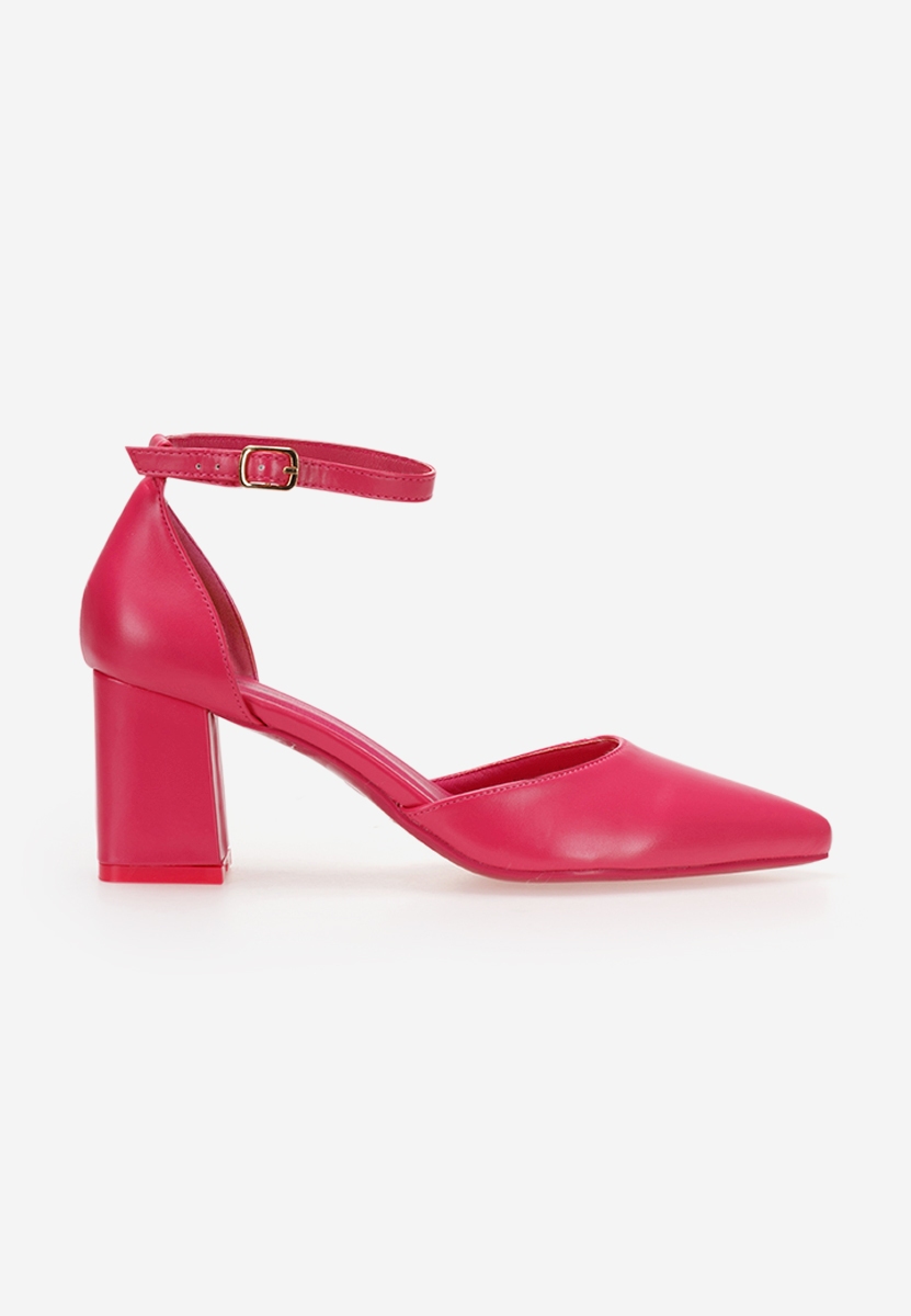 Fuchsiové lodičky na hrubom opätku Avia