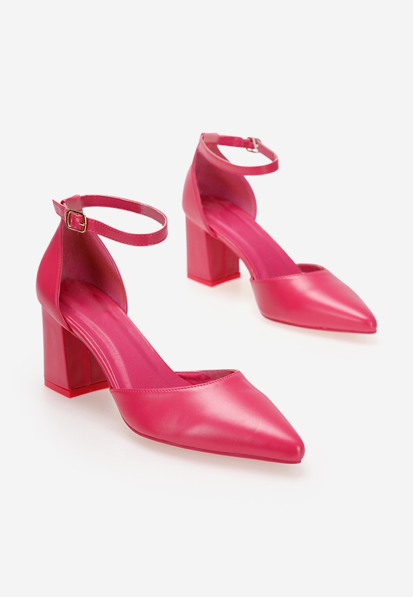 Fuchsiové lodičky na hrubom opätku Avia