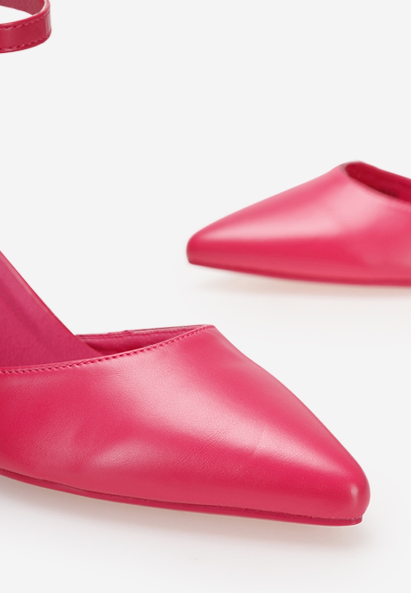 Fuchsiové lodičky na hrubom opätku Avia