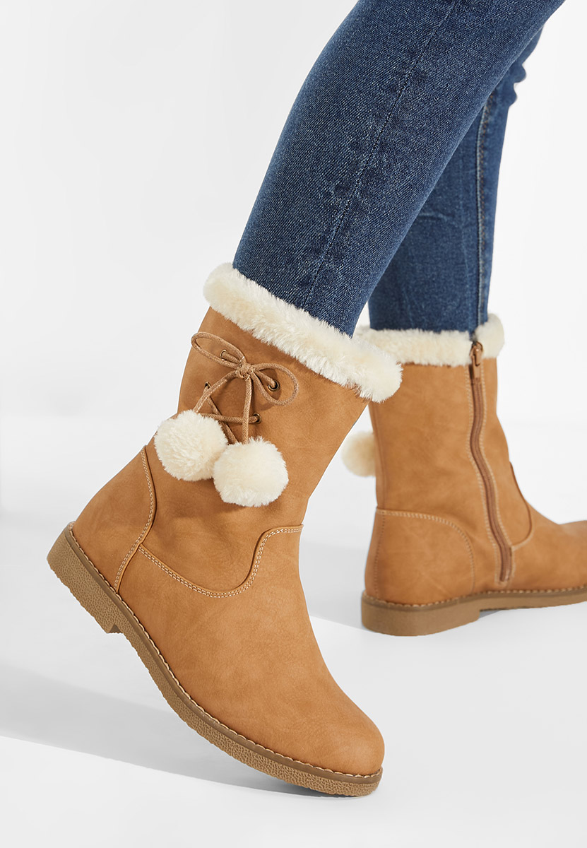 Camelové dámské sněhule Milena