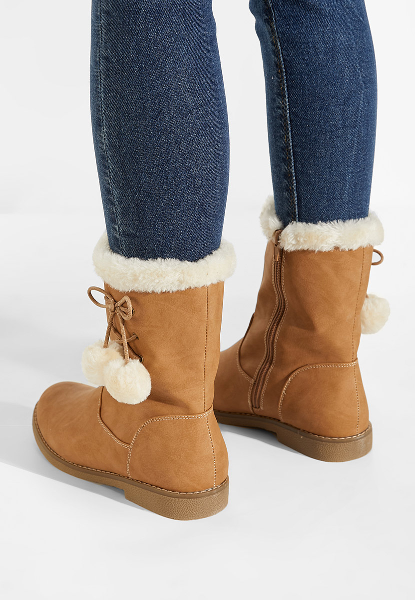 Camelové dámské sněhule Milena