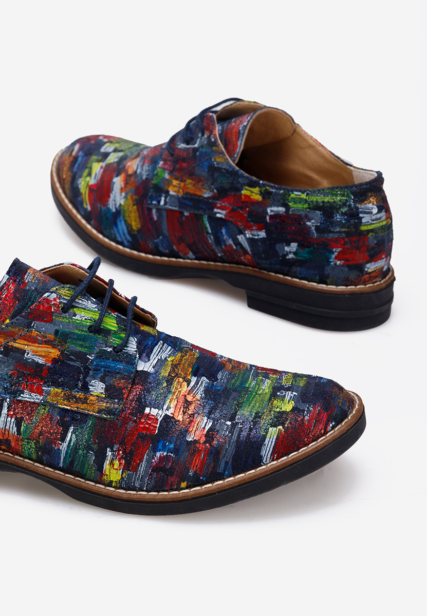 Farebné kožené derby dámske Otivera V2