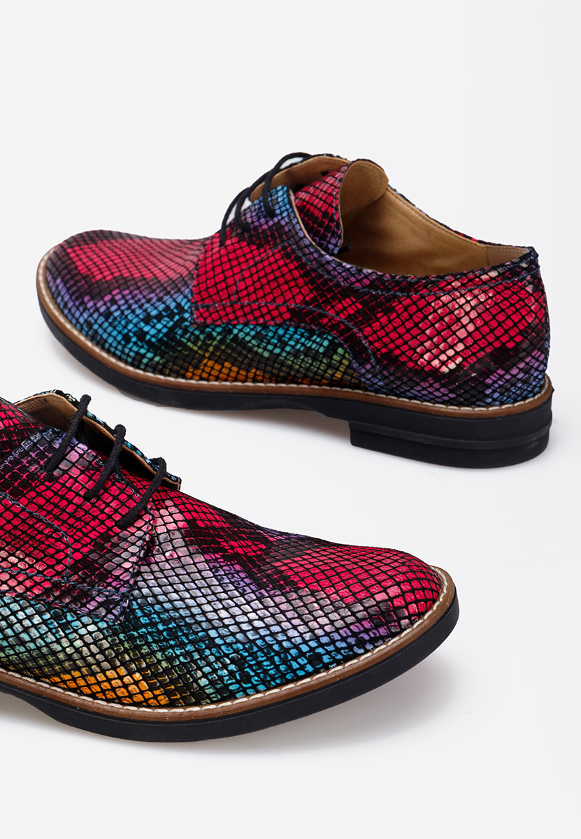 Farebné kožené derby dámske Otivera V3