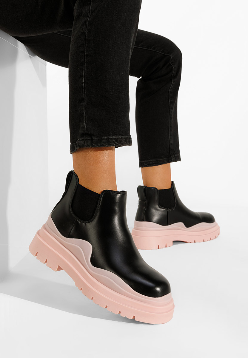 Ružové členkové topánky Zamora